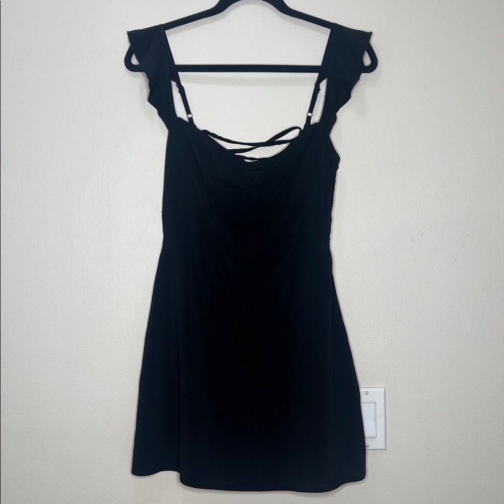 NEW Princess Polly “Landon” Black Mini Dress, Sundress - Picture 4 of 14